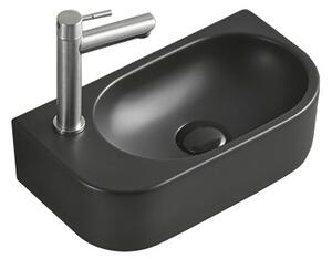 Mexen Viera, chiuveta blat 40x21x12 cm, dreapta, negru mat, 21274085R