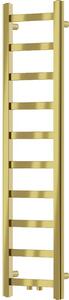 Mexen, calorifer baie Mexen Bolt 1200 x 300 mm, 189 W, auriu - W126-1200-300-00-50