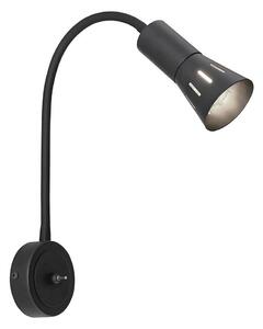 Veioză flexibilă ARENA 1xE14/40W/230V negru