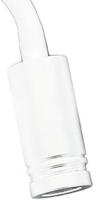 Lampă de perete LED flexibilă BASE cu USB, LED/8W+LED/2W/230V, alb/argintiu