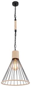 Lustră pe lanț Globo 15676H1 HALIA 1xE27/60W/230V