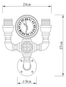 Aplică Globo 43000W2 BAYUDA 2xE27/60W/230V
