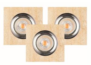 Spot-Light 2515339 Set 3x LED VITAR 1xGU10/5W/230V piatră nisipoasă