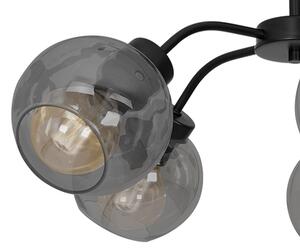 Lustră aplicată SOFIA 5xE27/60W/230V negru