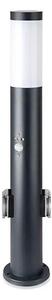 Lampă de exterior cu senzor + 2 prize 1xE27/60W/230V IP44 60cm antracit