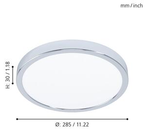 Eglo 99266 - Plafonieră LED pentru baie FUEVA 5 LED/20W/230V IP44