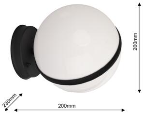 Aplică de exterior CIRCULO 1xE27/40W/230V IP44
