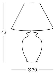 Lampă de masă GIARDINO 1xE27/100W/230V diametru 30 cm Kolarz 0014.70