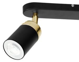Spot RENO 2xGU10/60W/230V negru/auriu