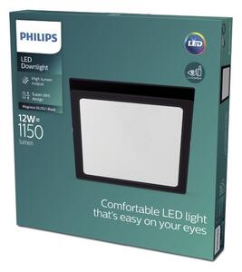 Plafonieră LED MAGNEOS LED/12W/230V 2700K neagră Philips