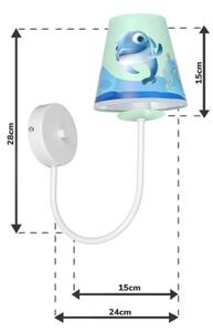 Aplică pentru copii DOLPHIN 1xE14/40W/230V