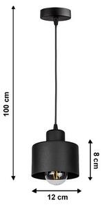 Lustră pe cablu BODO 1xE27/60W/230V