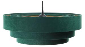 Lustr TRINITI 1xE27/60W/230V verde/auriu pe cablu