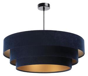 Lustr TRINITI 1xE27/60W/230V albastru/auriu pe cablu