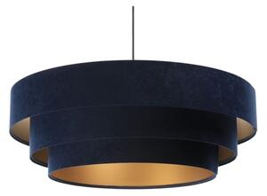 Lustr TRINITI 1xE27/60W/230V albastru/auriu pe cablu