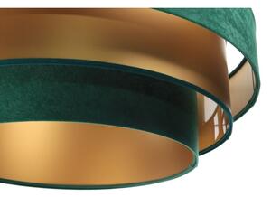 Lustr TRINITI 1xE27/60W/230V verde/auriu pe cablu