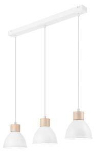 Lustră pe cablu NICO 3xE27/60W/230V albă
