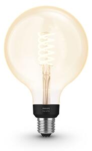 LED Bec dimmabil Philips Hue WHITE FILAMENT G125 E27/7W/230V 2100K