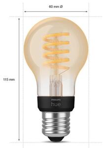Bec LED dimabil Philips Hue WHITE AMBIANCE A60 E27/7W/230V 2200-4500K