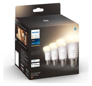 SET 4x bec LED dimabil Philips Hue WHITE A60 E27/9W/230V 2700K