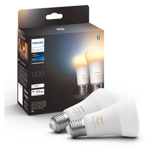 SET 2x bec LED dimabil Philips Hue WHITE AMBIANCE E27/8W/230V 2200-6500K