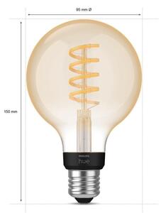 Bec LED dimabil Philips Hue WHITE AMBIANCE G93 E27/7W/230V 2200-4500K