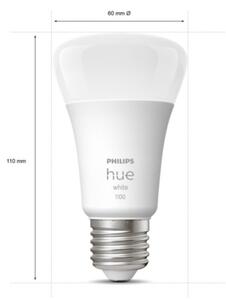 Set de bază Philips Hue WHITE 3xE27/9,5W 2700K + Hue Bridge și Dimmer Switch