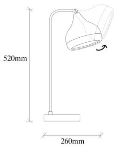 Lampă de masă YILDO 1xE27/40W/230V