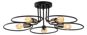 Lustră aplicată CIRCLE 5xE27/40W/230V