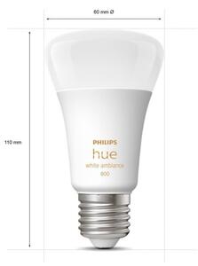 SET 4x bec LED dimabil Philips Hue WHITE AMBIANCE E27/6W/230V 2200-6500K
