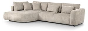 Colțar Deca, 300x185x85cm, 115 kg, Picioare: Plastic