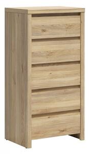 Comodă Nolroma 106, Stejar, PAL laminat, 113x56x41cm, 35 kg