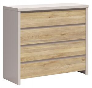 Comodă Nolroma 105, Stejar, Cașmir, PAL laminat, 92x105x41cm, 43 kg