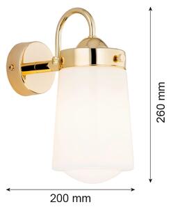 Aplică de baie PASADENA 1xE27/15W/230V IP44 Argon 4717