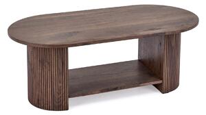 Măsuță de cafea Houston 2225, Nuc închis, MDF, 45x60x120cm, 25 kg
