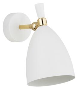 Aplică CHARLOTTE 1xE27/15W/230V albă/aurie Argon 4699