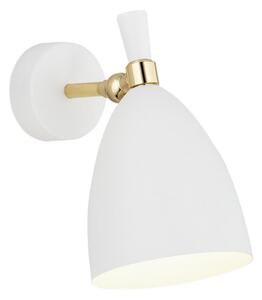 Aplică CHARLOTTE 1xE27/15W/230V albă/aurie Argon 4699