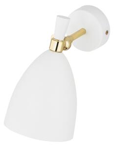 Aplică CHARLOTTE 1xE27/15W/230V albă/aurie Argon 4699