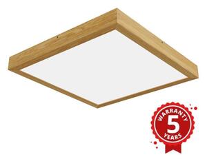 Panou LED aplicat QUADRA LED/40W/230V stejar APLED