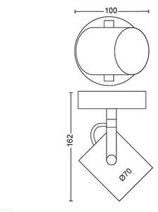 Spot LED SCENE SWITCH BYRE 1xLED/4,3W/230V 2200-2700K Philips