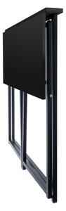 Masă de lucru pliabilă tip loft 80 x 45 cm tmavá hnedá