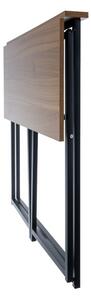 Masă de lucru pliabilă tip loft 80 x 45 cm tmavá hnedá