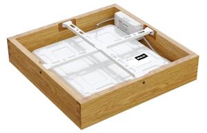 Plafonieră LED QUADRA LED/24W/230V stejar APLED