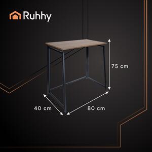 Masă de lucru pliabilă tip loft 80 x 45 cm tmavá hnedá