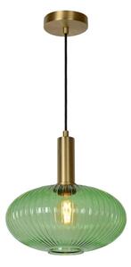 Lustră pe cablu MALOTO 1xE27/40W/230V d. 30 cm verde Lucide 45386/30/33