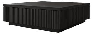 Măsuță de cafea Comfivo Ulmal, Negru, PAL laminat, MDF, 26x80x81cm, 29 kg
