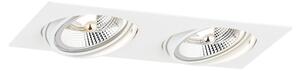 Argon 1046 - Plafonier OLIMP 2xGU10-AR111/12W/230V alb
