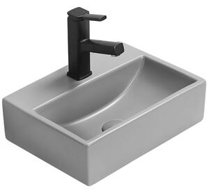 Mexen Mini chiuvetă de blat 40 x 30 cm, gri deschis mat - 21094061