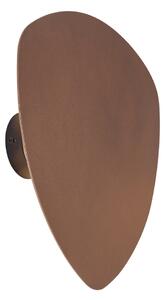 Lampă de perete de design bronz organic 32cm 2 lumini - Pulley