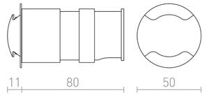 Corp de iluminat LED încastrat de exterior KICK LED/1W/230V IP54 RED-Design Rendl-R12618